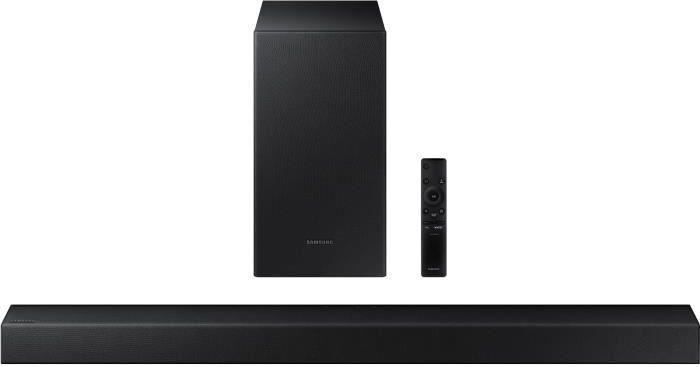 Soundbar Samsung HW-T420, 2.1 kanály, 150 W, Bluetooth 4.2, 6,5" káblový subwoofer, Dolby Digital 2ch