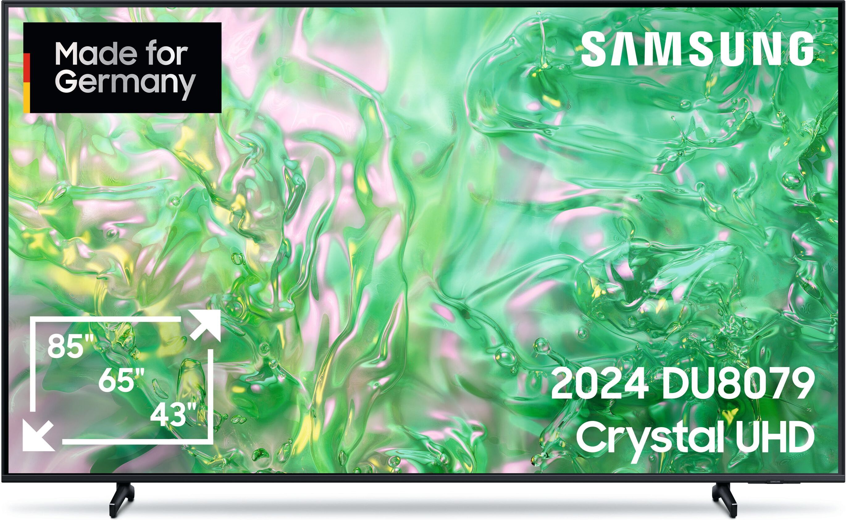 Samsung Crystal UHD 85 Zoll 4K TV DU8079 [2024] - Smart TV GU85DU8079UXZG