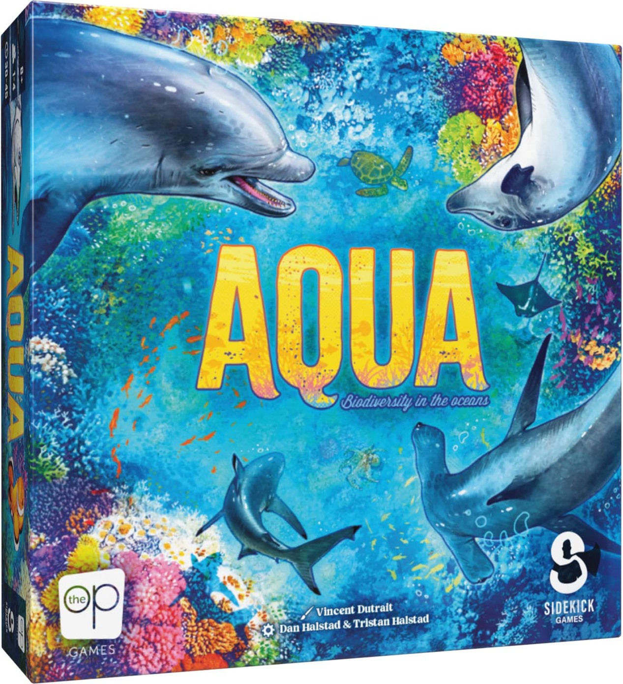 USA-OPOLY AQUA: Biodiversity in the Oceans - Brettspiel - Englische Ausgabe TOP-HB011