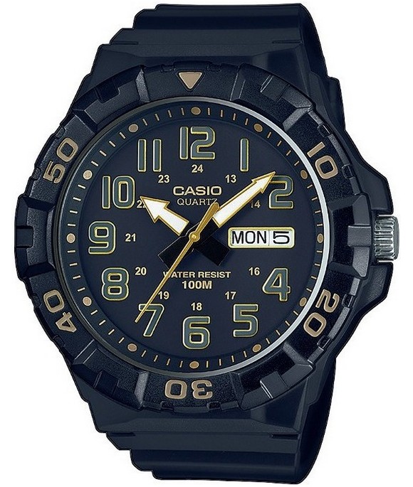 Casio Collection Herrenuhr Analógový Neo-Display/Resin MRW-210H-1A2VEF