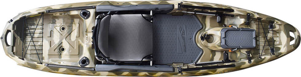 3Waters Angelkajak Big Fish 105 Terra Camo 3WTS-BF105
