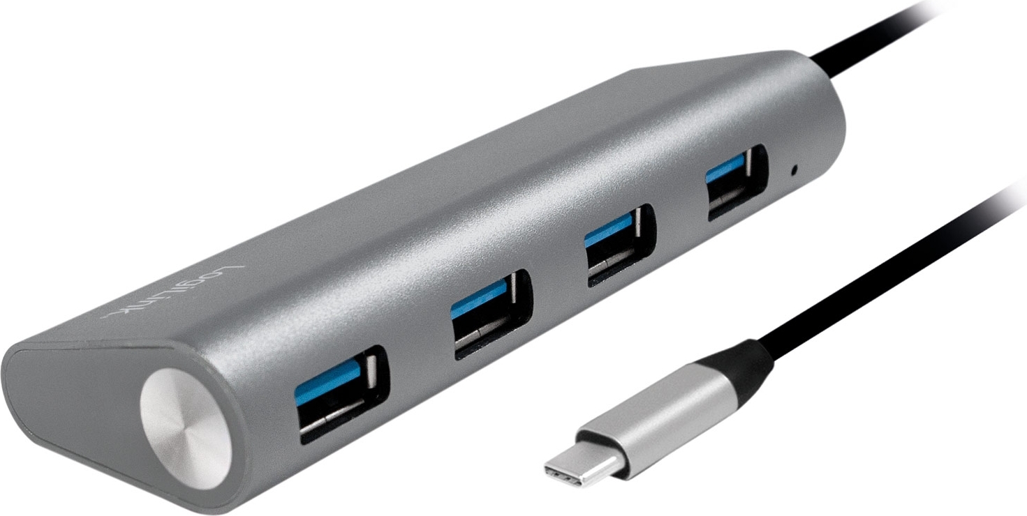 LogiLink USB-C 3.1 hub, 4 porty - Hub - 4 x USB 3.1 Gen 1