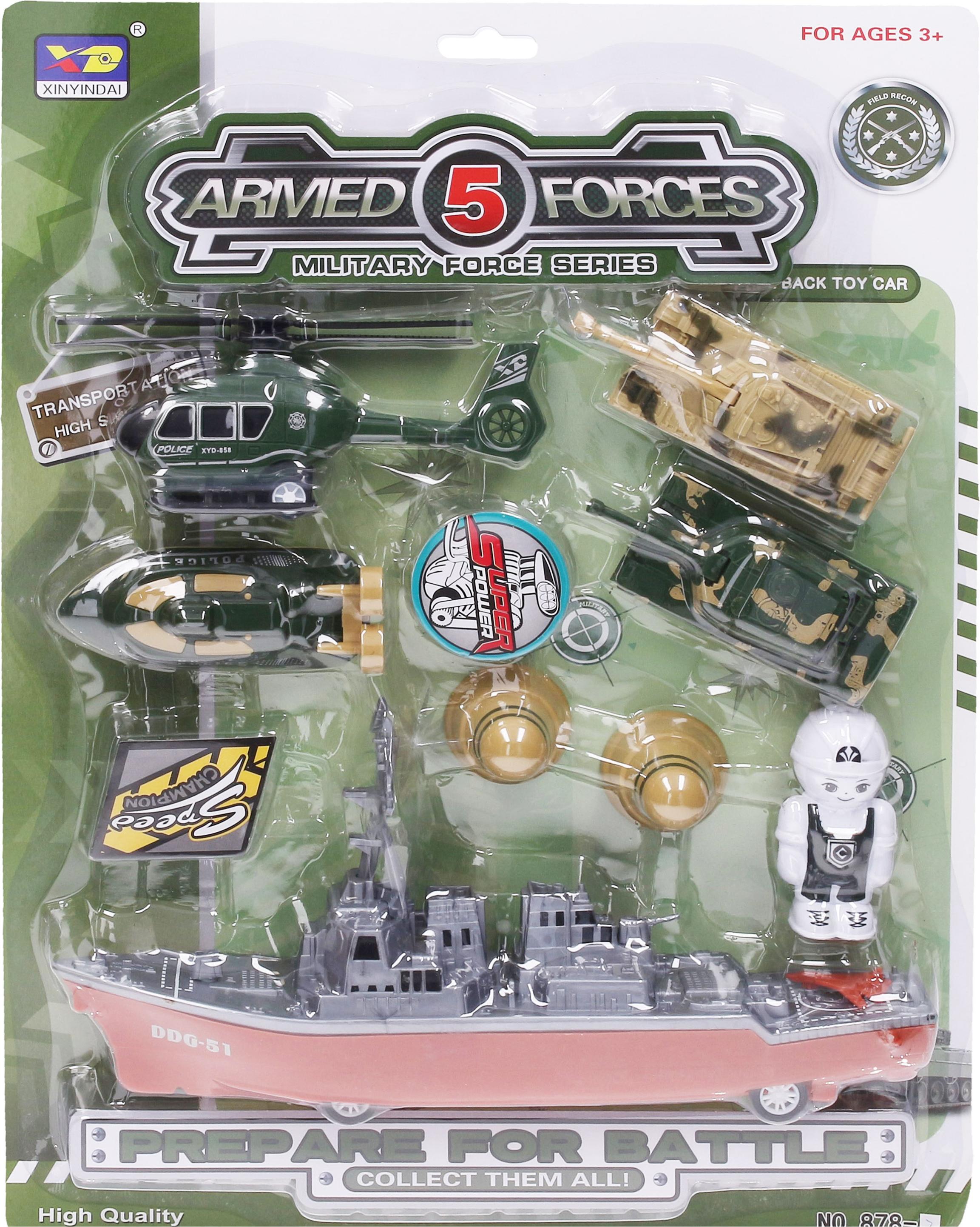 Wiky Militärtechnik-Set mit Schiff 28 cm