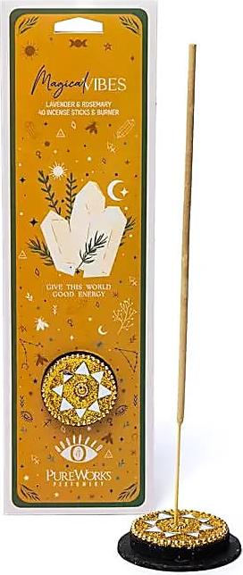 Bahadra Räucherwerk Celestial Magic Magical Vibes + Räucherwerkhalter -- 40gr