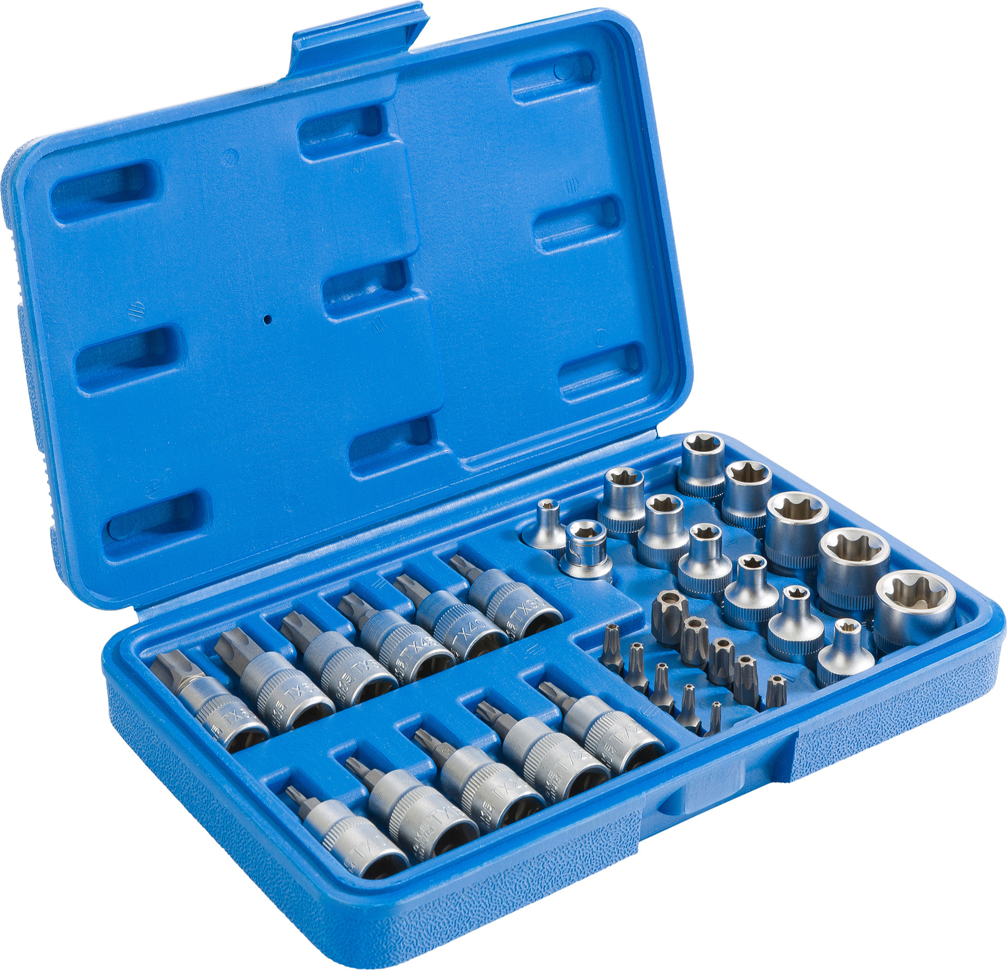 XPOtool Spannrollenschlüssel-Set – 12–19 Mm E-Profil Ringschlüssel Für Spannrollen & Keilriemen