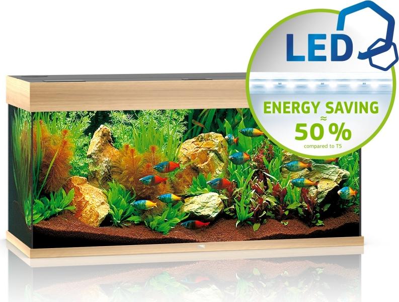 Juwel Rio 180 LED helles Holz - Aquarium Juwel 4850