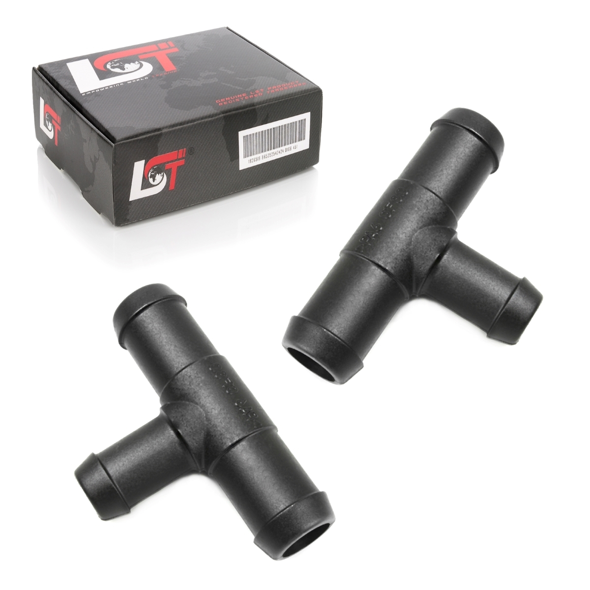 LST 2x T-Verbinder Reduzierung für Rohr und Schlauchverbindungen Ø 20-15-20 mm CL-00403 x2