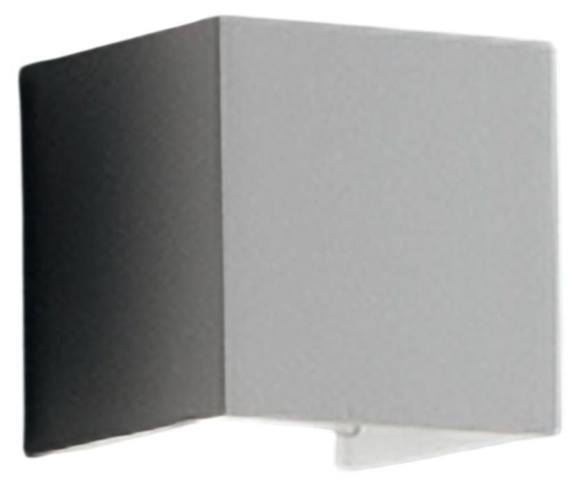 zafferano IP54 6,5W Cubetto LED-Wandleuchte mit verstellbaren Lamellen Weiß