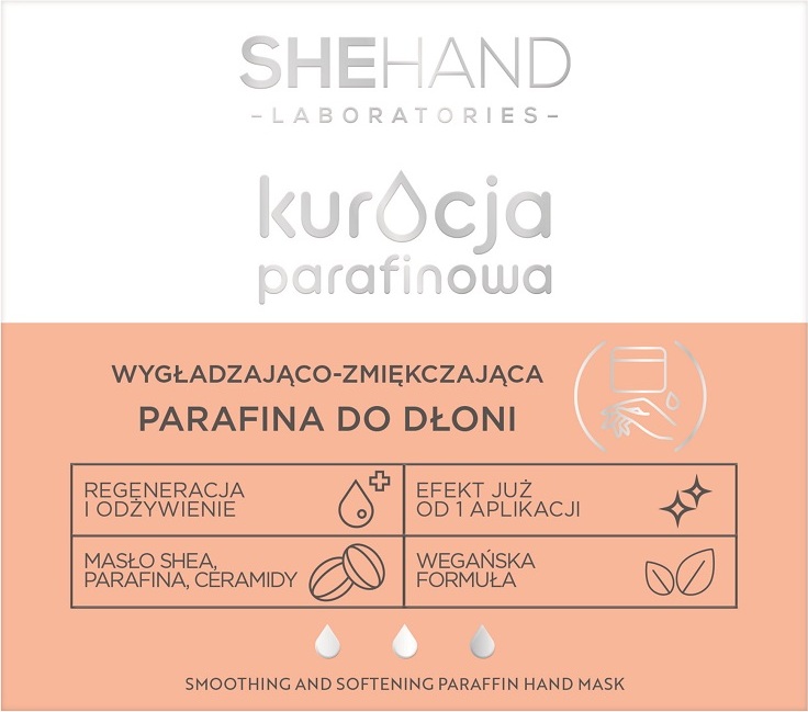 Shehand Pflegende Paraffin-Handkur zur Glättung & Weichmachung, 80g