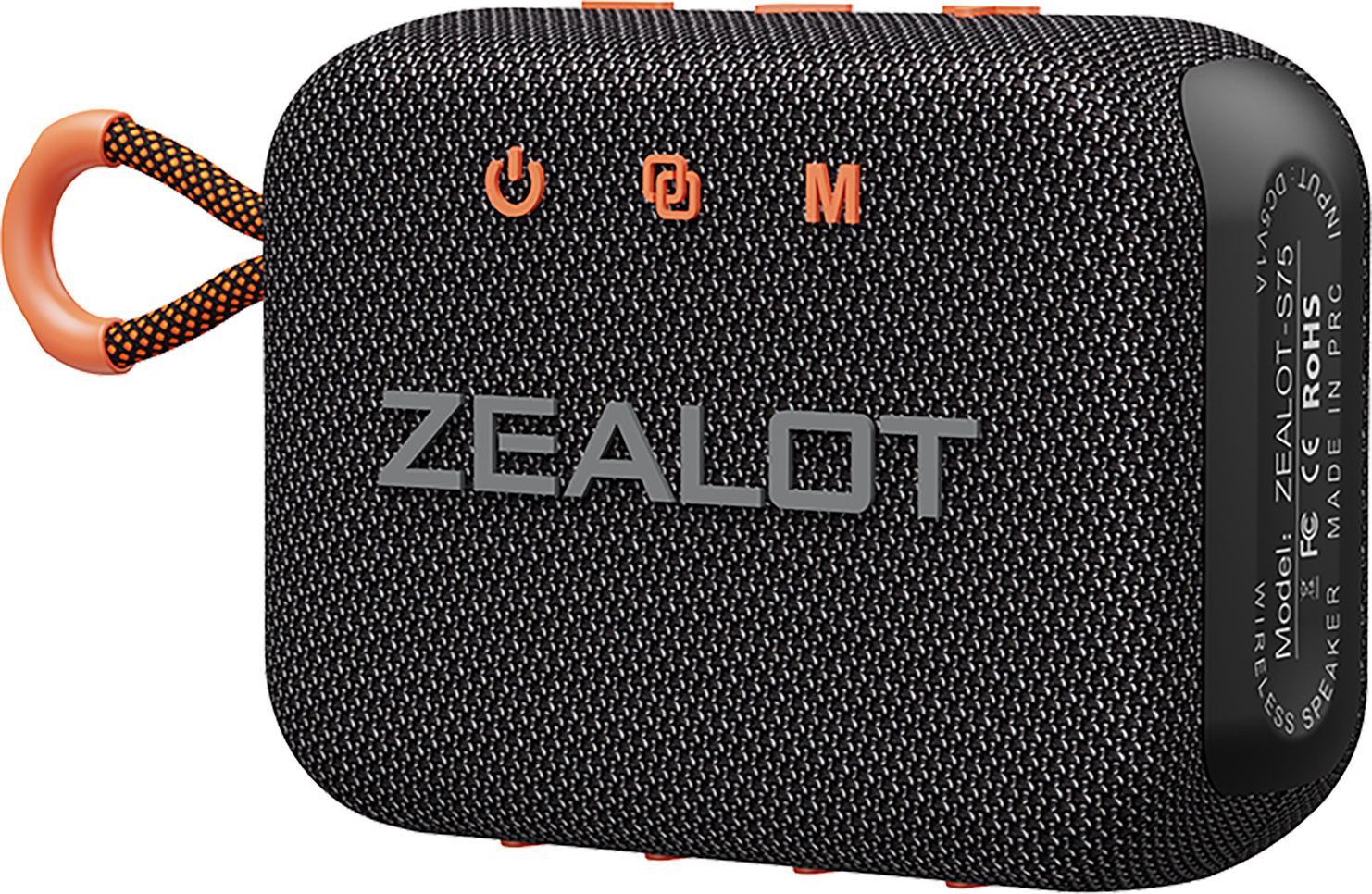ZEALOT S75 Outdoor BT 5.2 reproduktor, 10 W priestorový zvuk, prenosný reproduktor na bicykel s popruhom, mini kempingový reproduktor s vodotesnosťou IPX6 pre domáce párty a outdoorové aktivity