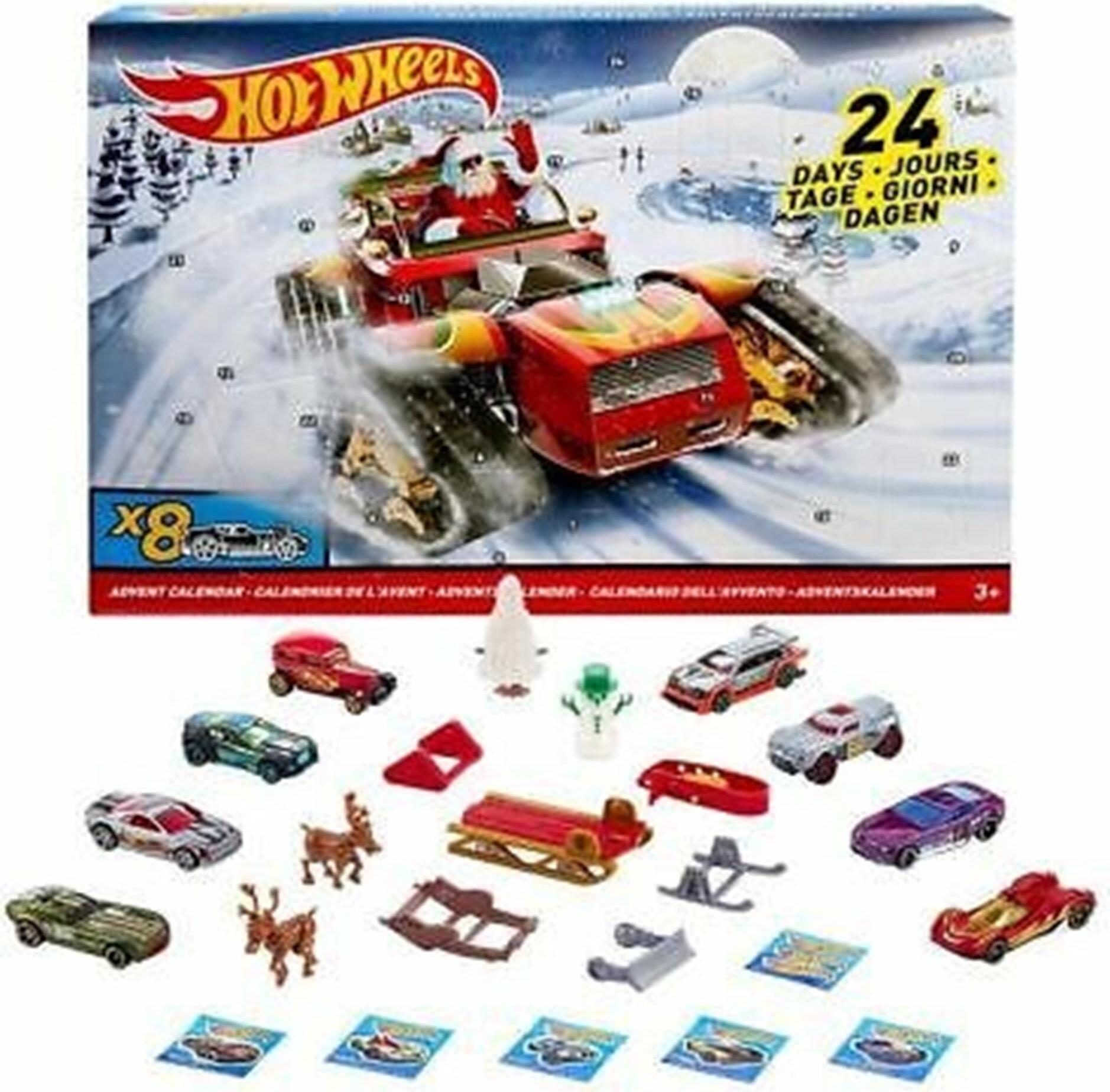 Adventný kalendár Hot Wheels 2017