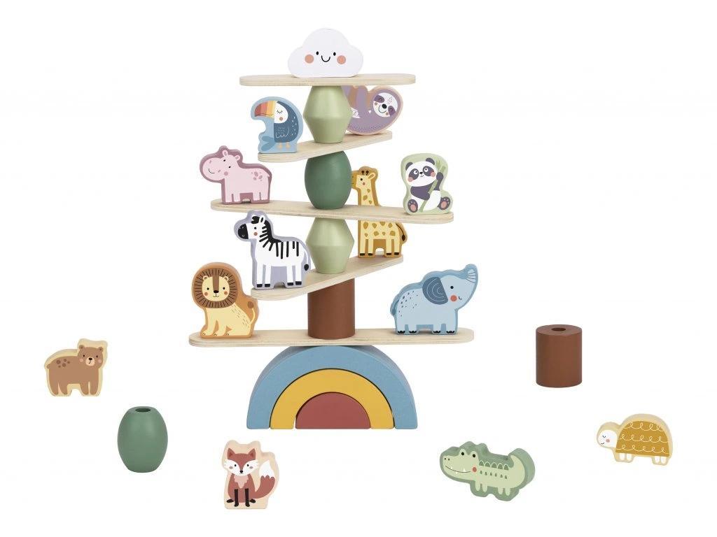 Tooky Toy Balance-Spiel - Tiere