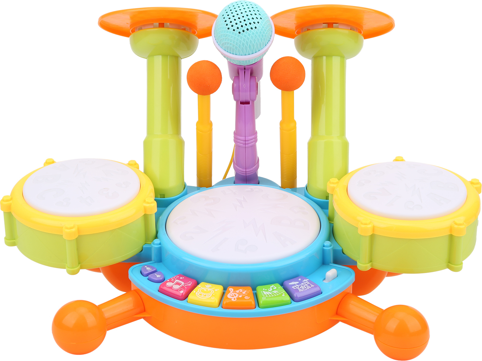 Cocosity Trommelspielzeug,Musikinstrumente Trommelspielzeug,Elektronisches Trommelspielzeug,Kinder Trommelspielzeug,Musikinstrumente Spielzeug,Pädagogisches Trommelspielzeug