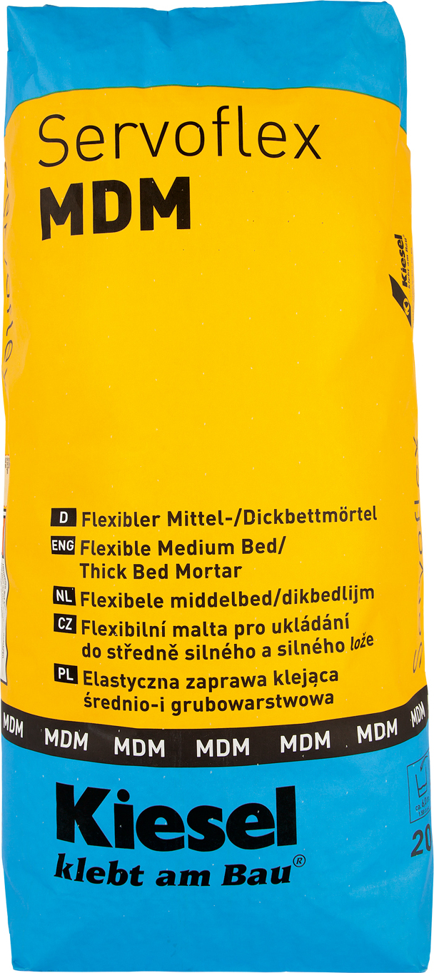 Kiesel GmbH Kiesel Servoflex MDM Mittel/Dickbettmörtel 20kg 13085