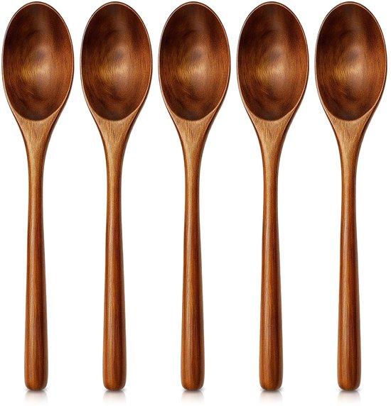 OEM Holz-Spatel-Set mit 5 Teilen für Kochtechniken, Rühren, Anrichten und Servieren 2026