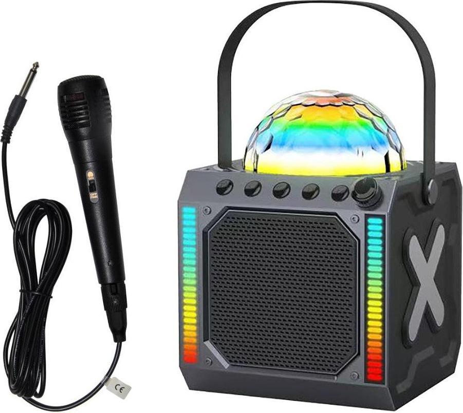 Denver BTM-618, 10 W, Kabellos, USB Typ-A, USB Typ-C, Party Lautsprecher, Schwarz, Tasten 111151020840