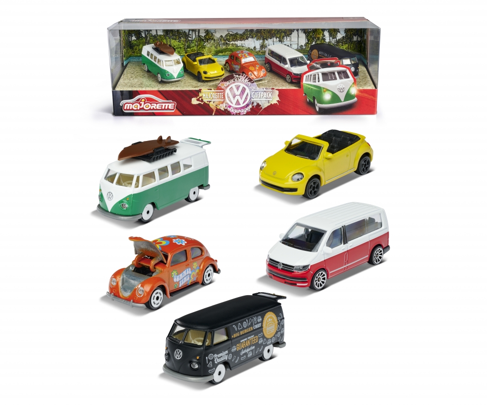 5 Spielzeugautos Sort. majorette 5er Pack Modellauto 1:64 Fahrzeuge Geschenkset 