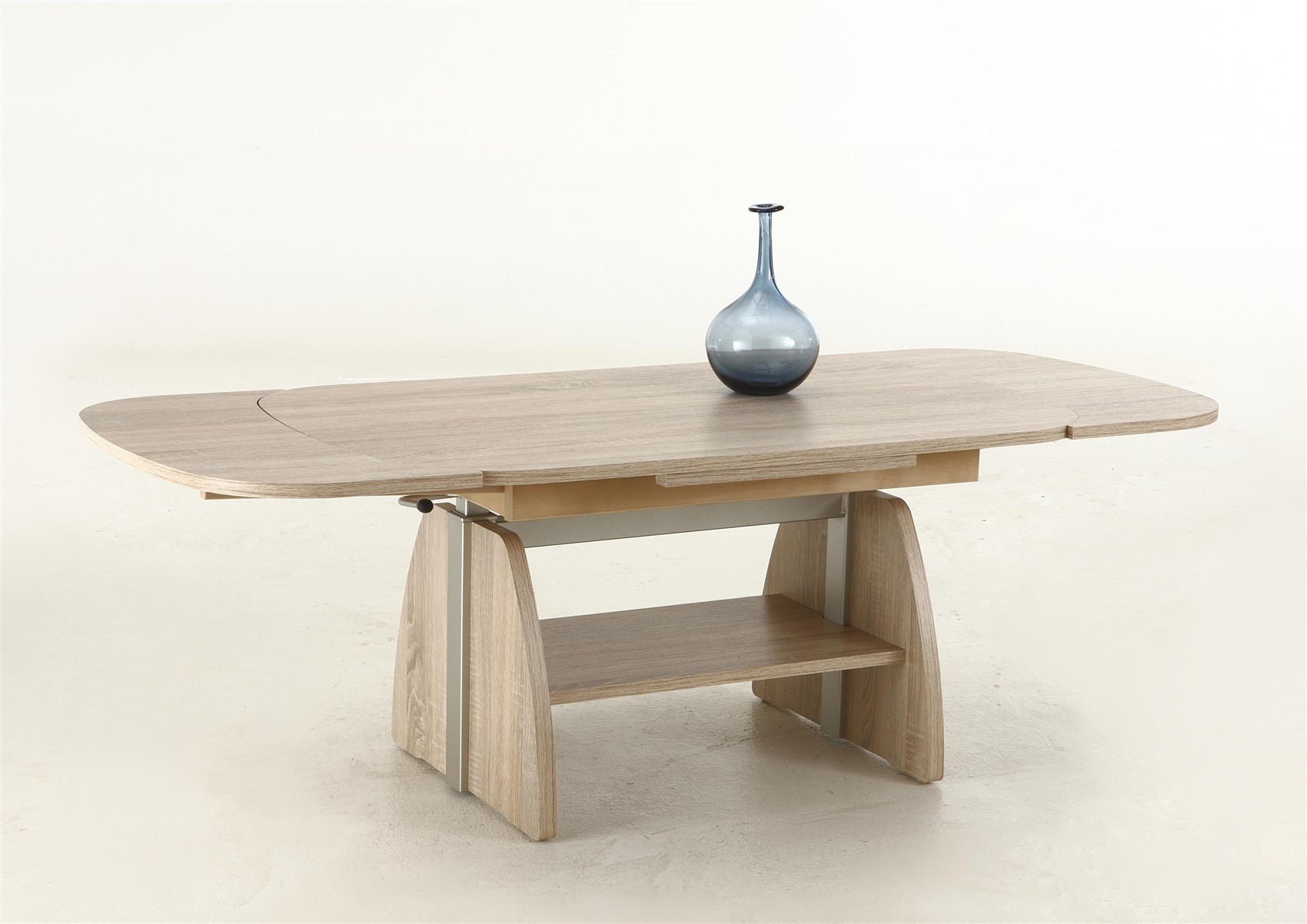 Fun Moebel Couchtisch Funktionscouchtisch NILAN mit zwei Funktionen Sonoma Eiche