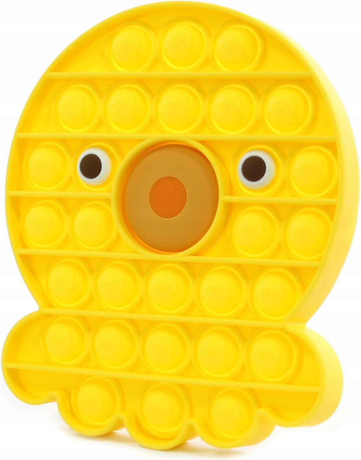 Midex Push Pop It Figur Fidget Toy Antistress Spielzeug Silikon Stressabbau Kinder Rot Gelb