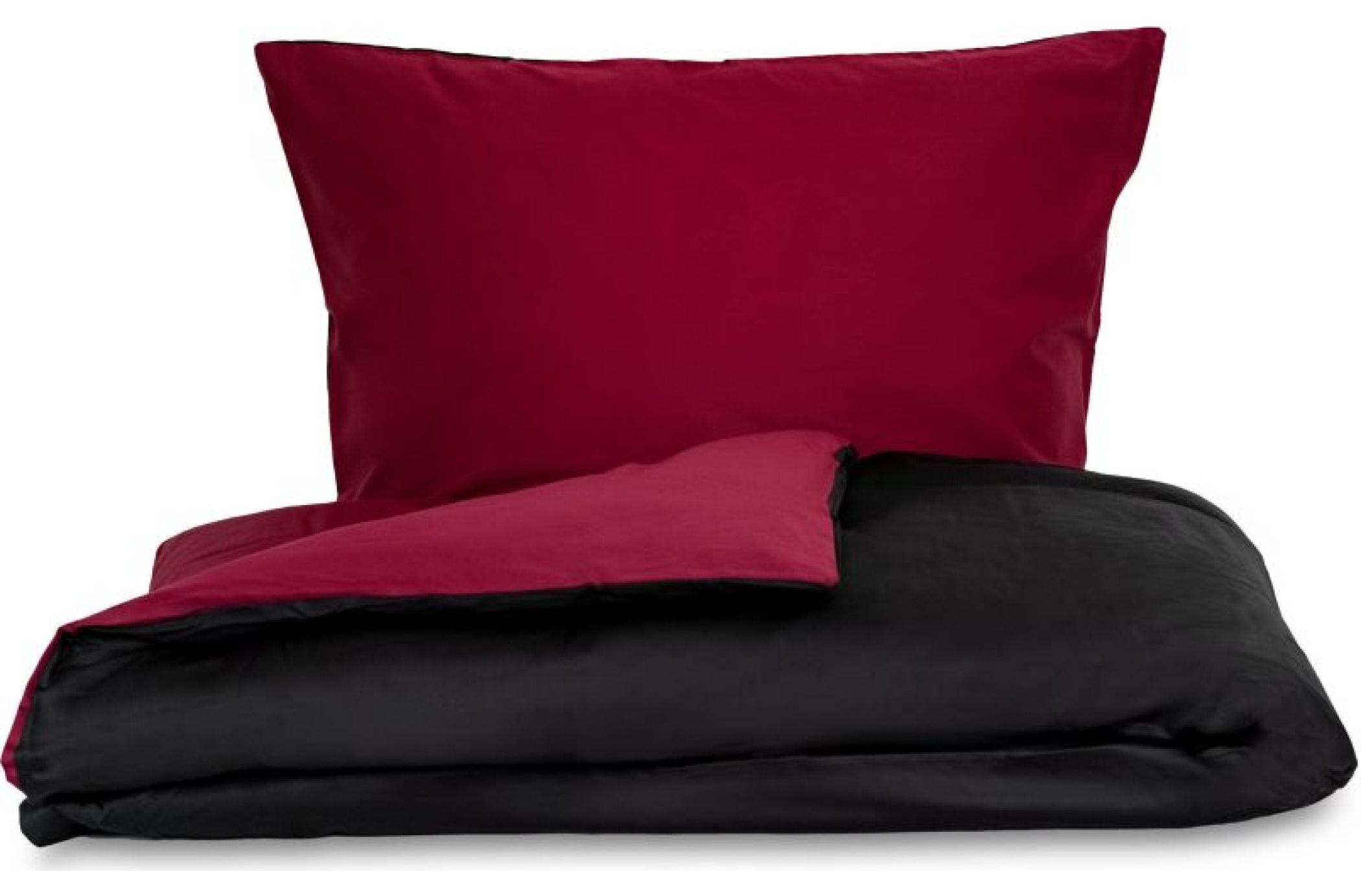 KVALITEX Satinlaken LUXURY COLLECTION bordeaux/schwarz
