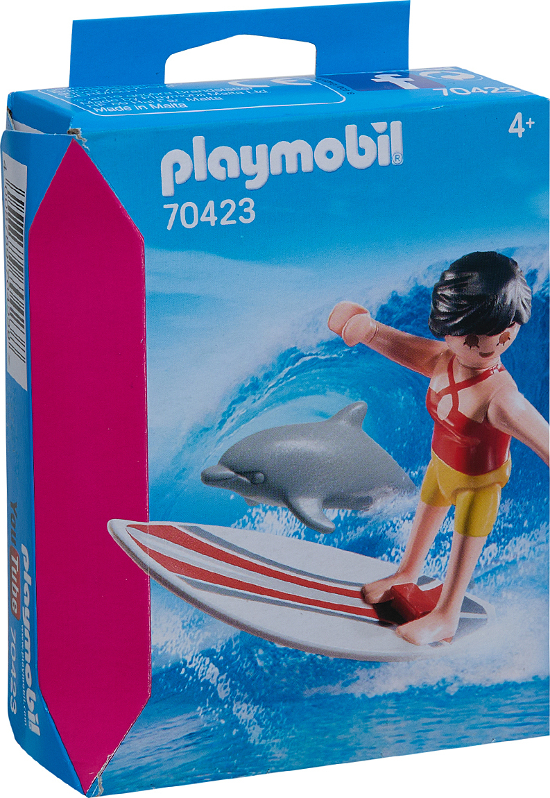 Einheitsgröße|PLAYMOBIL® Surferin mit Delfin 70423