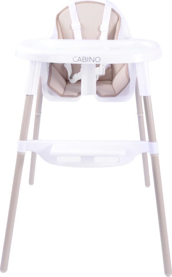 Interchild Cabino Hochstuhl Situp Weiß Lehm