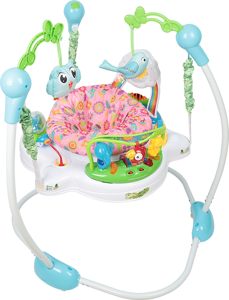 DazHom Babywippe Babyschaukel Baby Wippe Schaukelwippe Babyspielzeug Rosa 583257