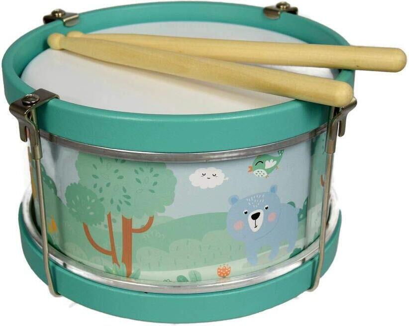 Adam Toys AdamToys Trommel Waldtiere 2-seitig Kindertrommel Spielzeugtrommel Musikspielzeug Kinder Musikinstrument Musik N4042