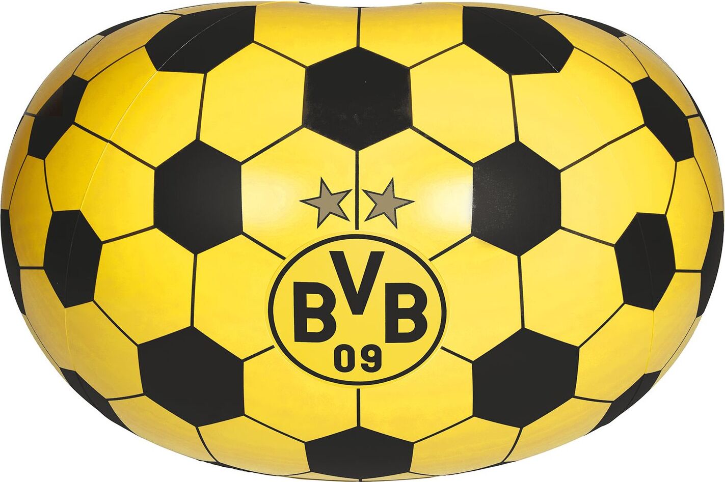 Happy People BVB Sitzsack aufgeblasen: ca.108x108x68 cm unaufgeblasen: ca.104x104 cm mit 2 Getränkehaltern 16122