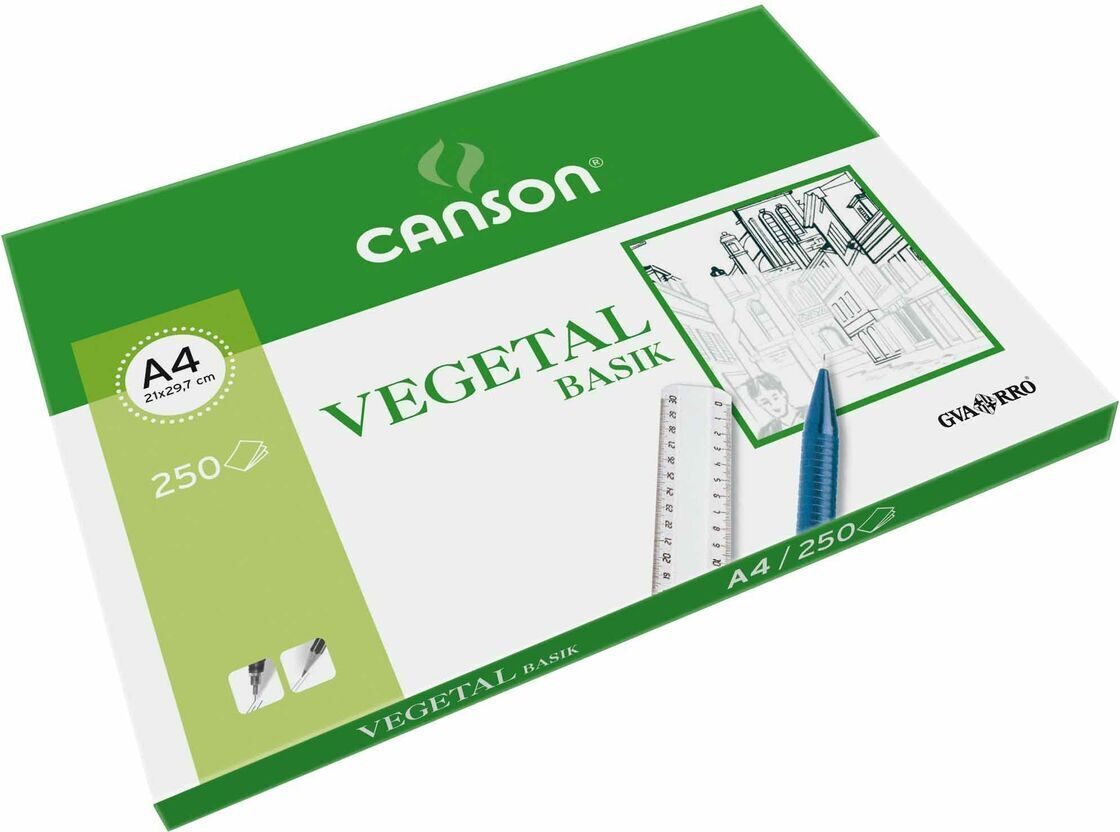 Rastlinný papier Canson Basik A4 90 g/m² 210 x 297 mm