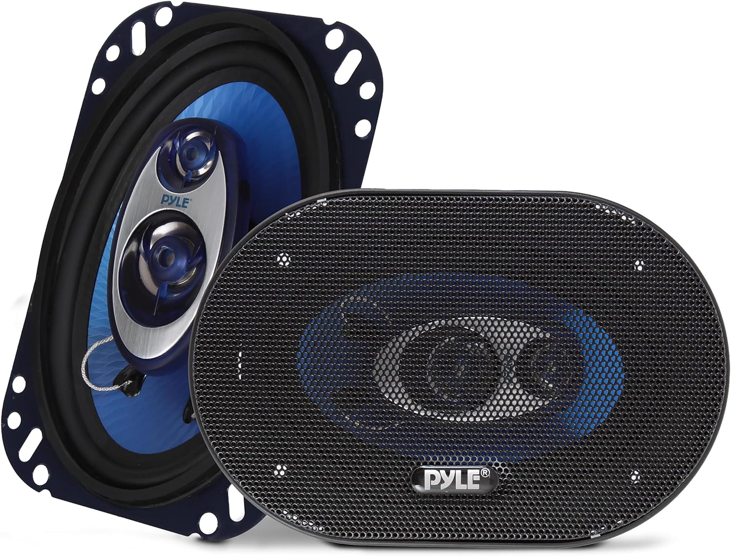 Pyle Auto Lautsprecher 240W 3 Wege Set – 4x6 Zoll Car Hifi Einbaulautsprecher mi