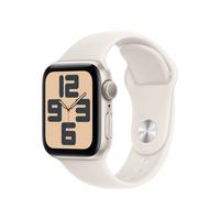 Apple Watch SE GPS 40mm Starlight Aliuminio Case with Starlight Sport Band - S/M