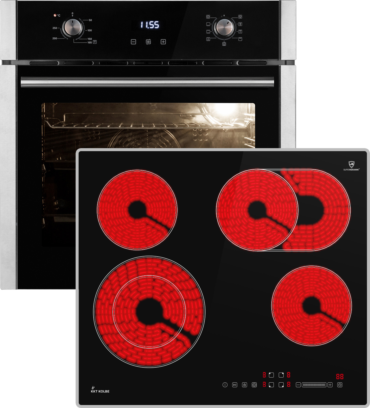 Backofen und Kochfeld SET8010CH59AL