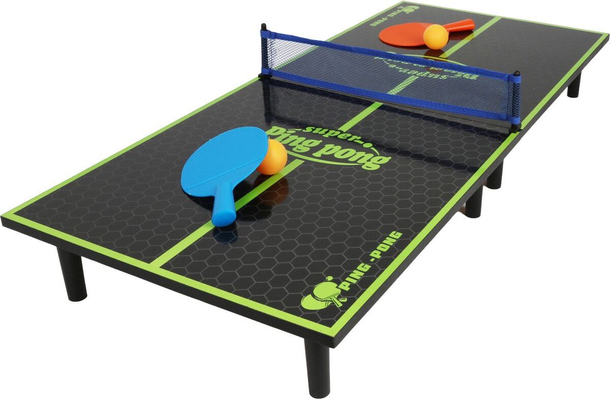 Buri Mini Tischtennisplatte Komplett - Set Tischtennis 0049f -1