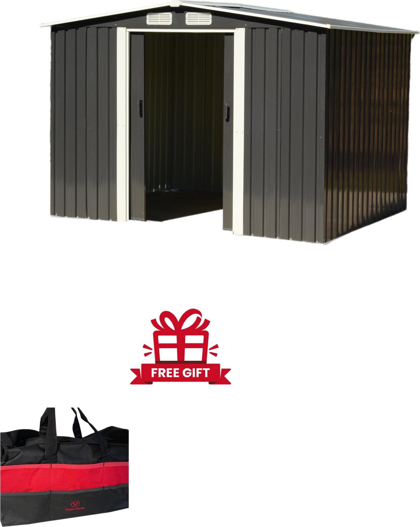 Záhradný domček Záhradný domček 205×257x192 m. Základ + taška na náradie zdarma