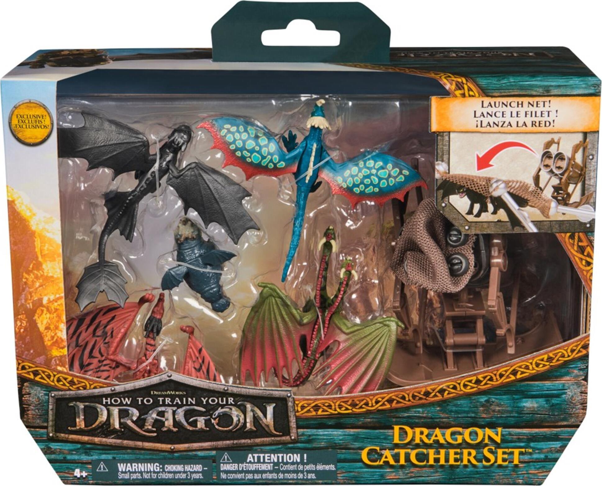 Spin Master DreamWorks Dragons Drachenzähmen leicht gemacht - Drachenfänger Set, Ohnezahn, 4 Jahr(e), Mehrfarbig 6072894