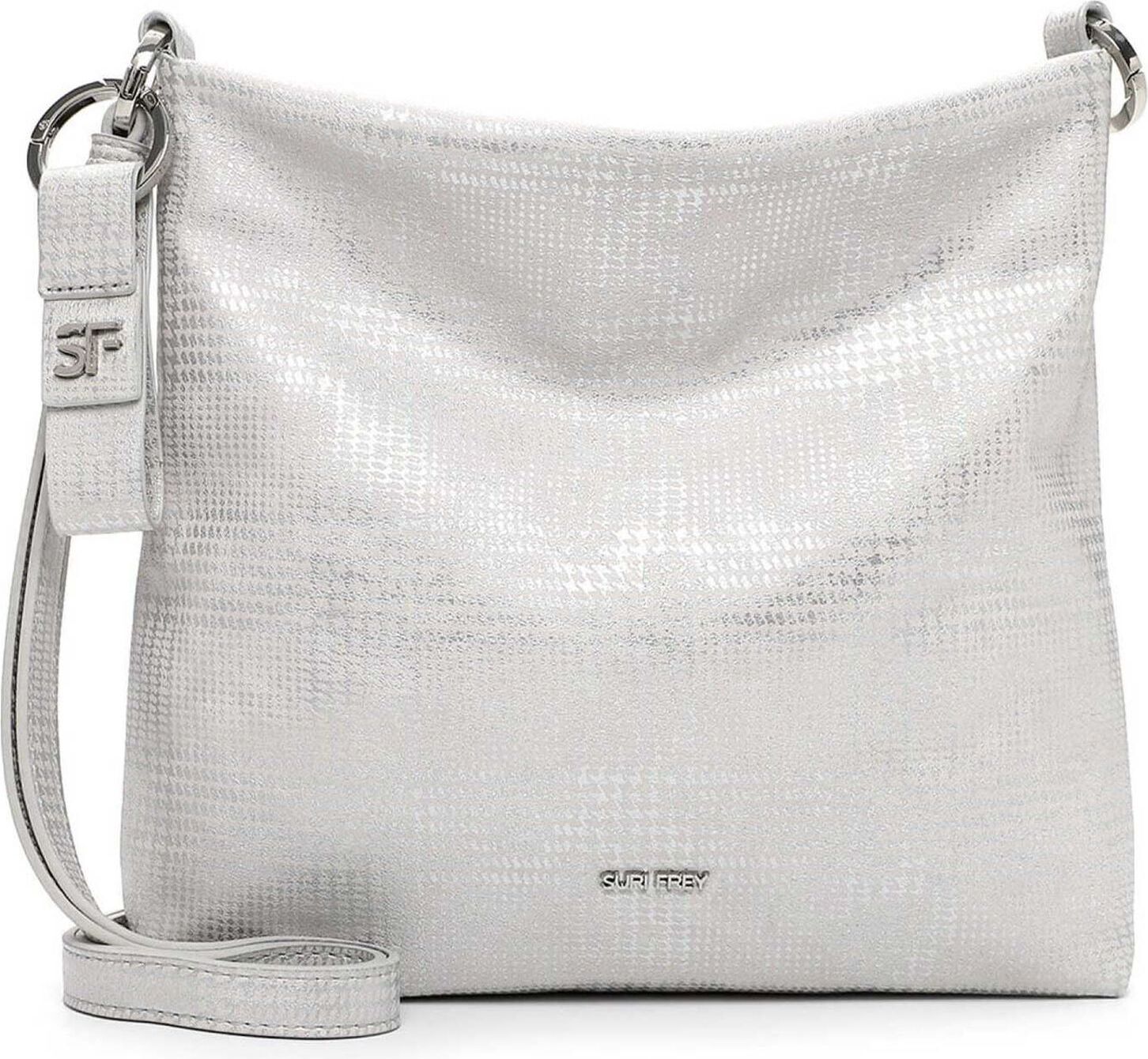 SURI FREY Umhängetasche Schultertasche Nicy Crossbody Bag Silver silberfarben 14861.830
