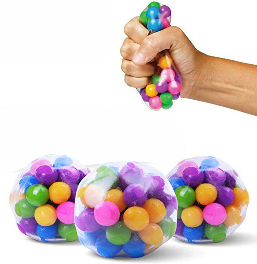 Fidget Ball Sensory Regenbogen Puzzle Anti Angst Spielzeug Stressabbau Kinder 