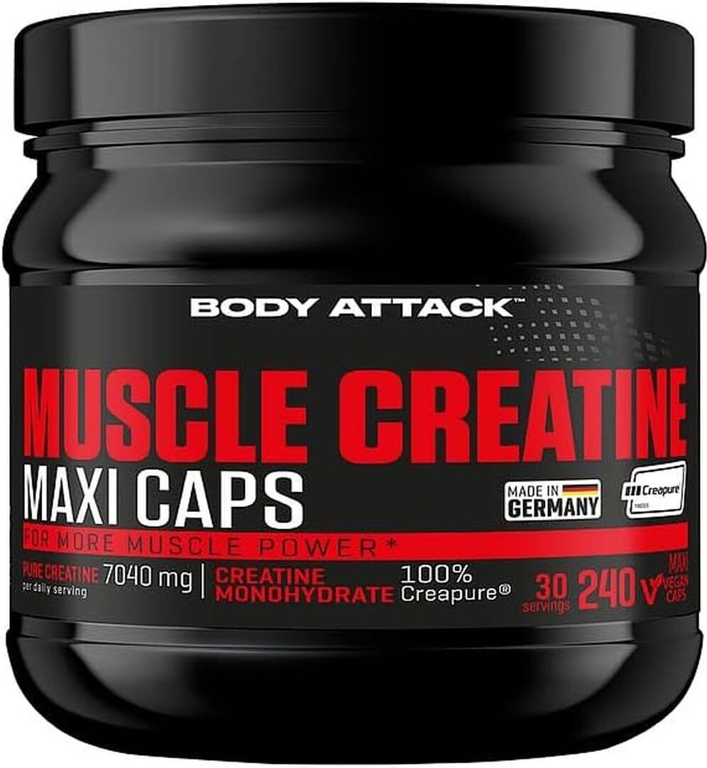 Body Attack Sports Nutrition Body Attack Muscle Creatine- 240 Maxi vCaps