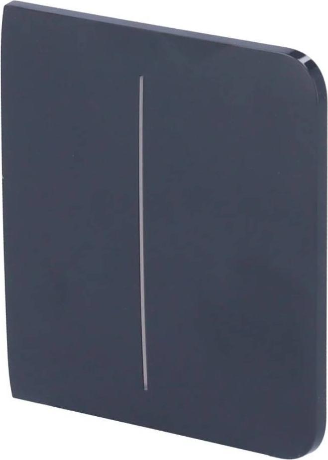 Ajax SideButton (2-gang) Seitliche Taste für 2-fach Schalter Graphit (HAN 52165) AJ-SIDEBUTTON-2G-GRA