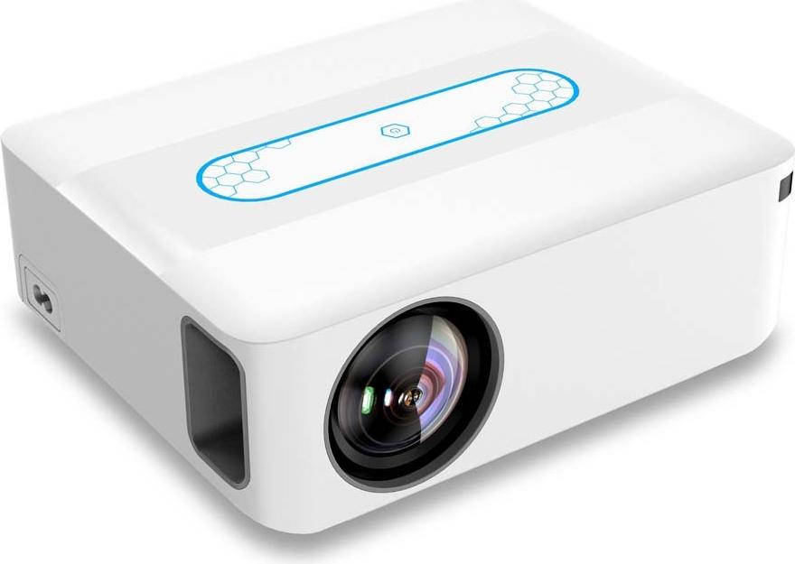 INF 8K Beamer X1-2/16G – Heimkino Projektor, 1080P, Weiß, Set mit Zubehör 385802