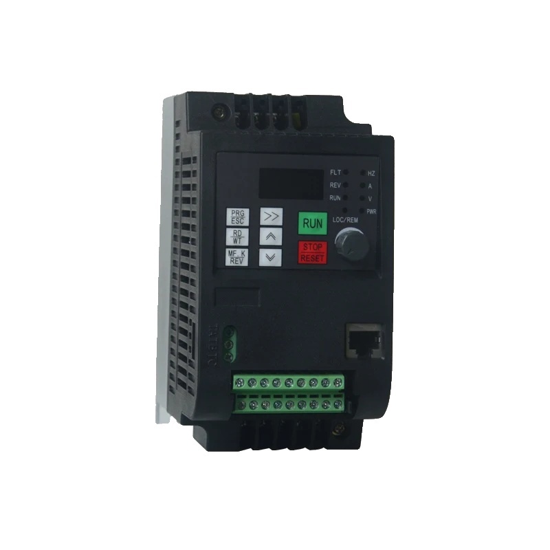 Frekvenčný menič VFD, jednofázový vstup, výstup 0-400Hz, 220V až 380V 1 5KWjednofázový220Vtriefázový380V