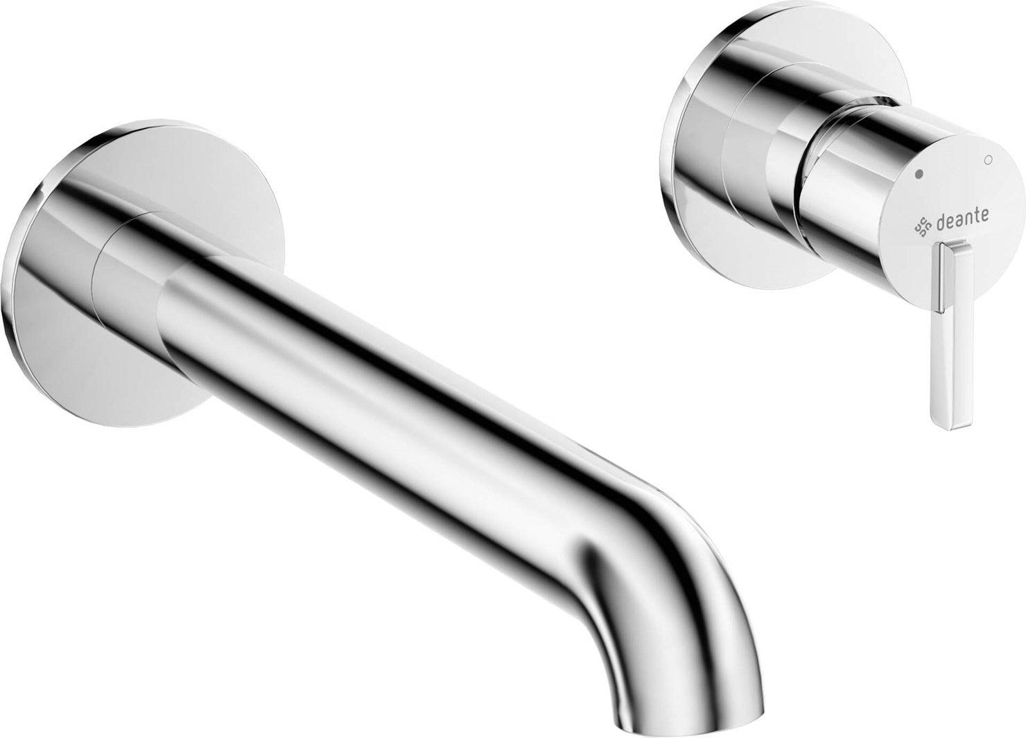 Concealed washbasin mixer