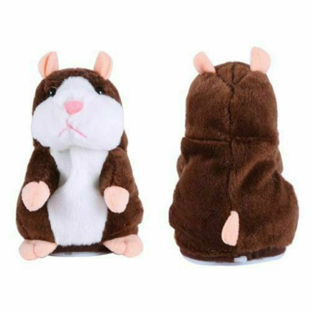 Sprechende Hamster Kuscheltier Plüschtier Spielzeug Talking Toy Maus Geschenk 