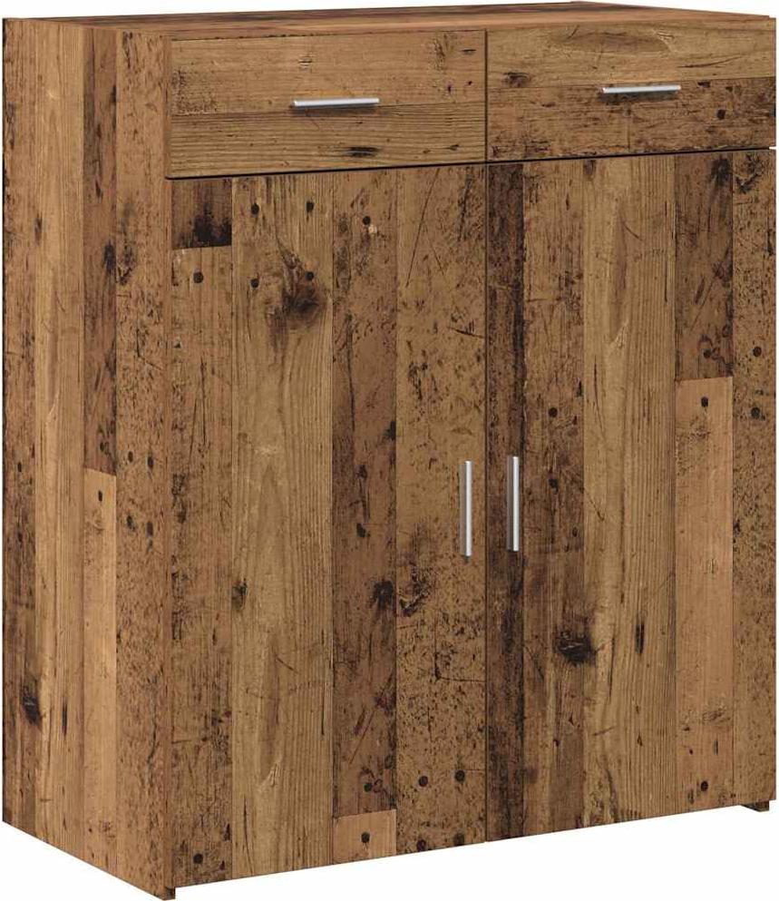Badschrank Altholz 80 x 42,5 x 93,5 cm Holzwerkstoff