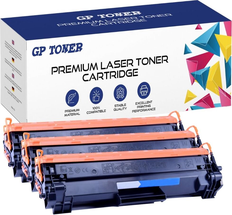 3x Kompatibilný pre HP CF244A Toner do HP Laserjet Pro M15a M15w M16 M16a M17a M17w M18a M18w MFP M28a MFP M28w MFP M29a Čierny