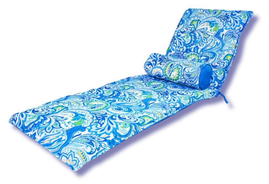 Deco Arts Kissen für Long Chair und Nackenrolle 195x60x5cm Arabeskenmuster BST02