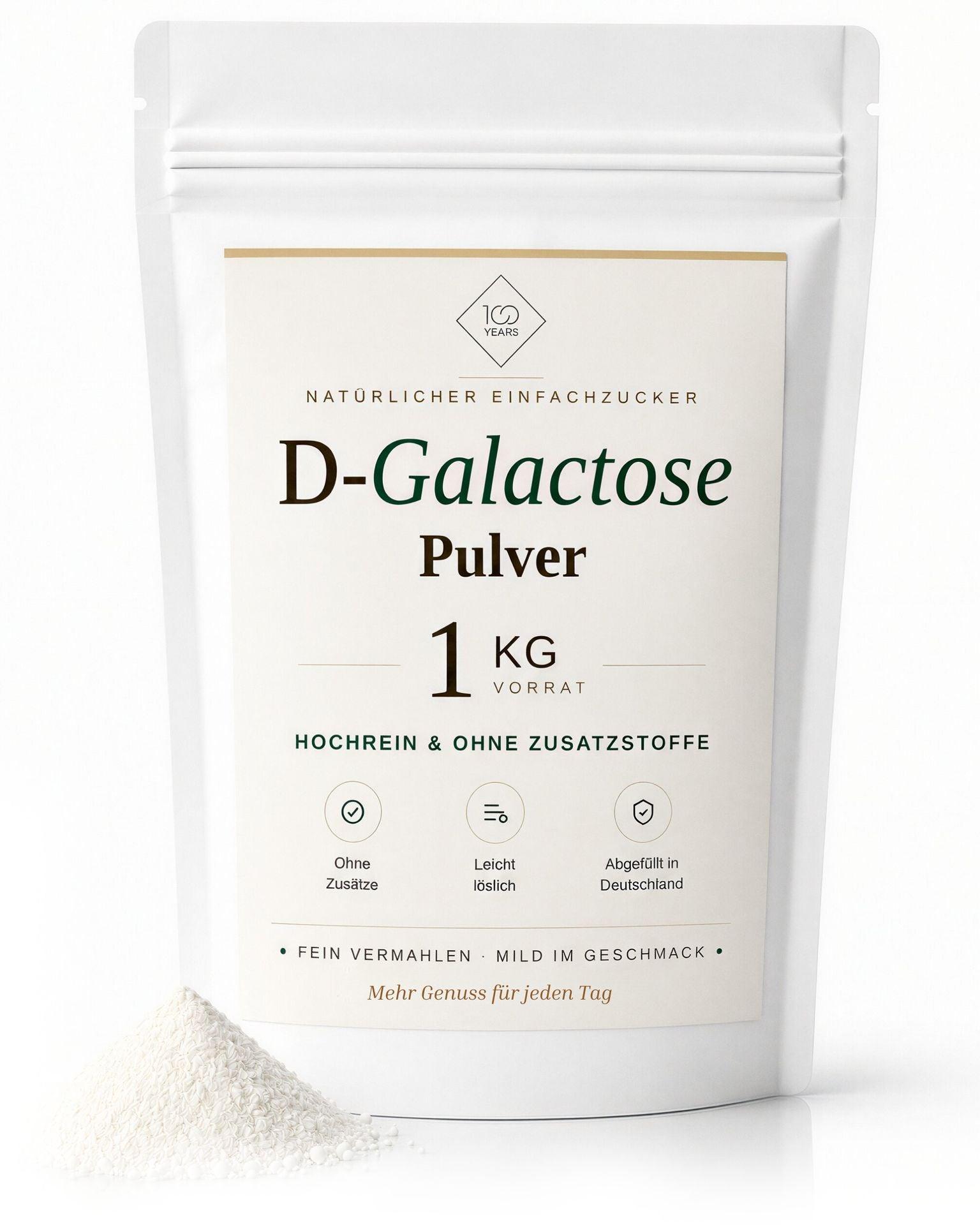 100years - D+Galactose.Gebinde:1kg