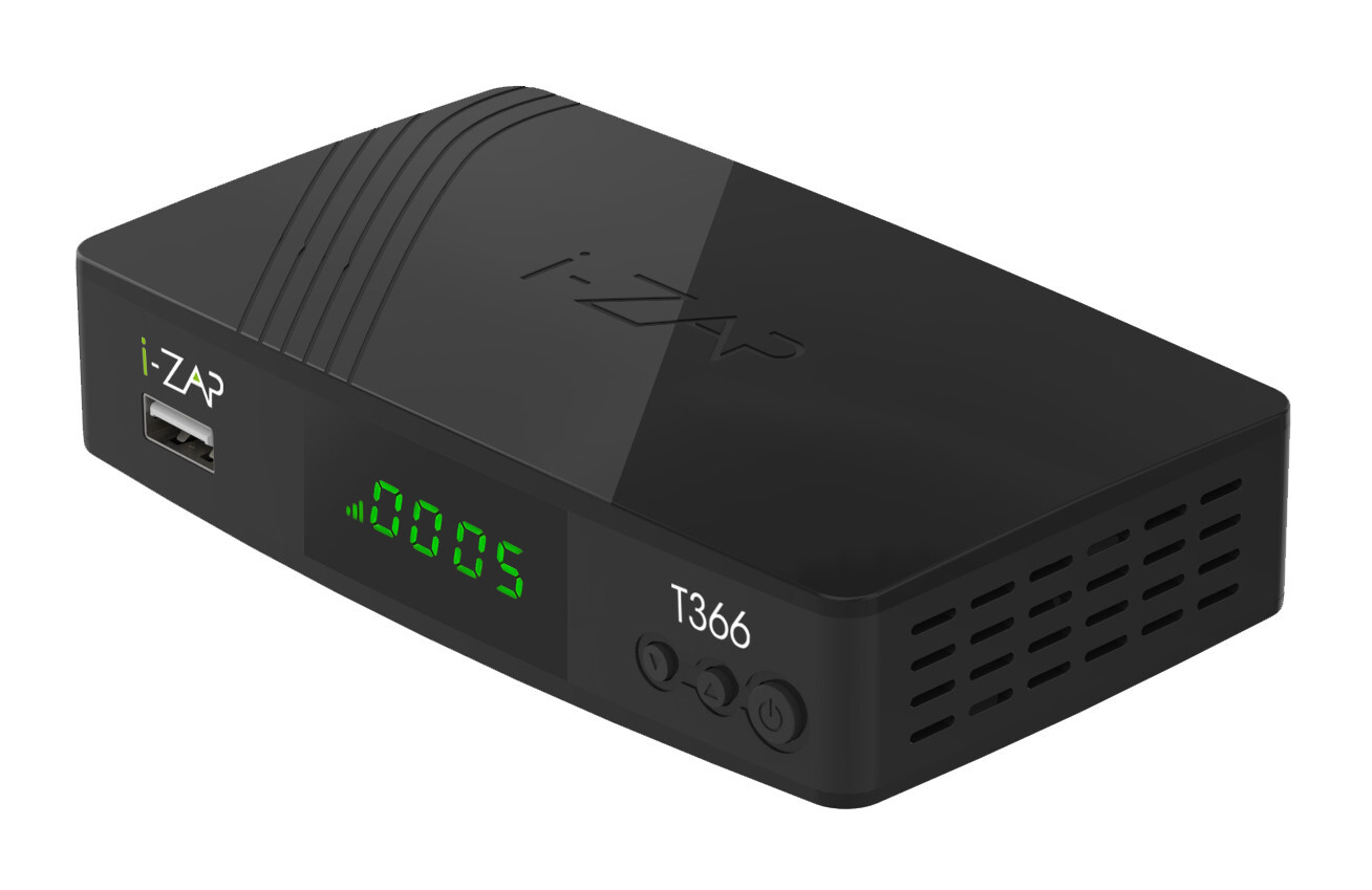 i-ZAP T366 TV Set-Top-Box Cable HD Black