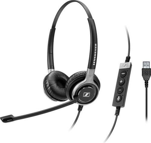 SENNHEISER SC 660 USB ML Headset binaurálny s ovládaním hovorov cez linku a pripojením USB pre MS Lync (504553)